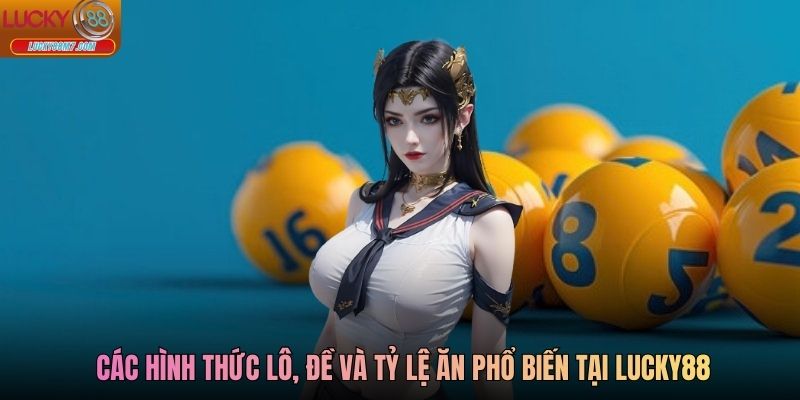 Các hình thức lô, đề và tỷ lệ ăn phổ biến tại Lucky88