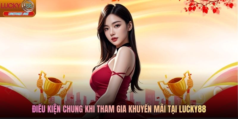 Điều kiện chung khi tham gia khuyến mãi tại Lucky88