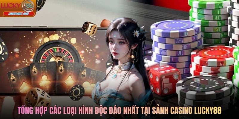 Tổng hợp các loại hình độc đáo nhất tại sảnh casino Lucky88